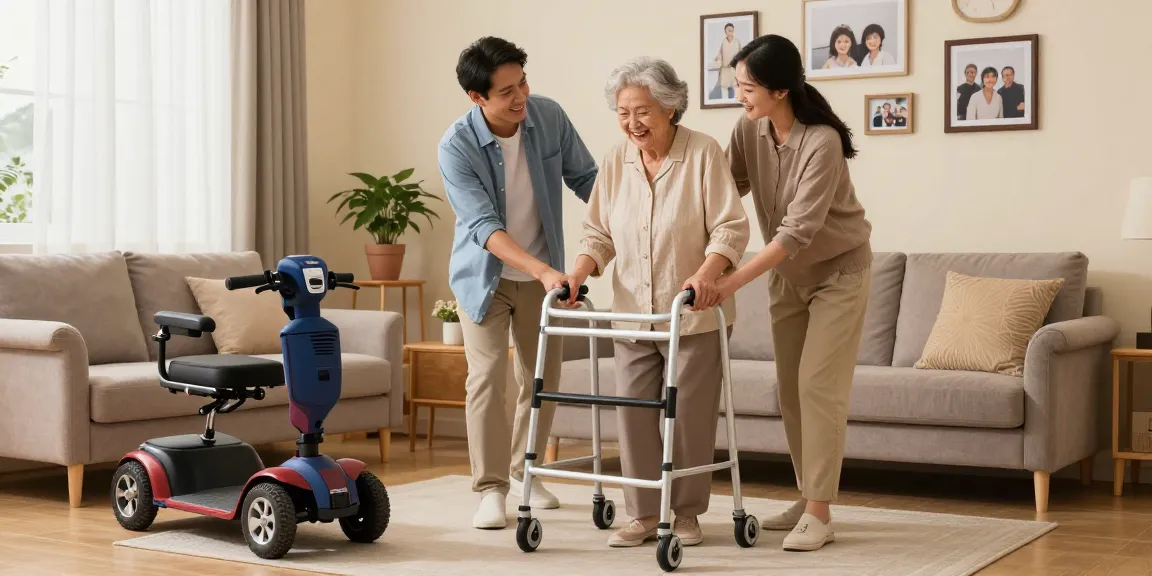 buy nobility aids showcased in a warm living room with family support