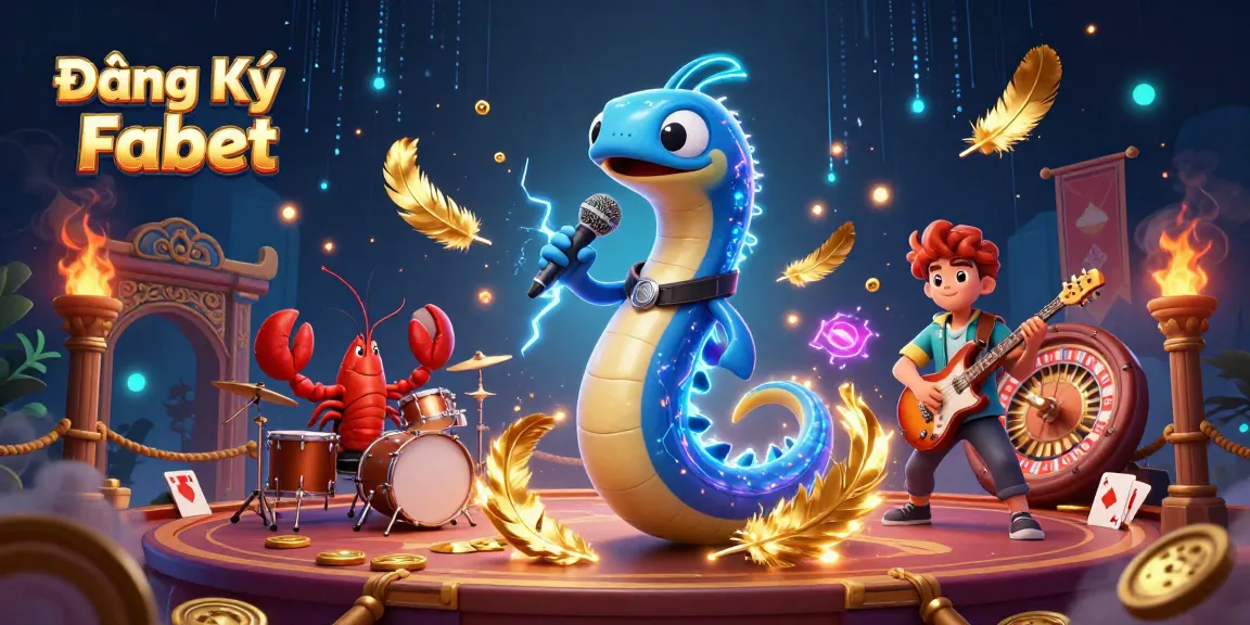 Engage with Đăng Ký Fabet at a vibrant underwater casino with electric eel DJ and live performances