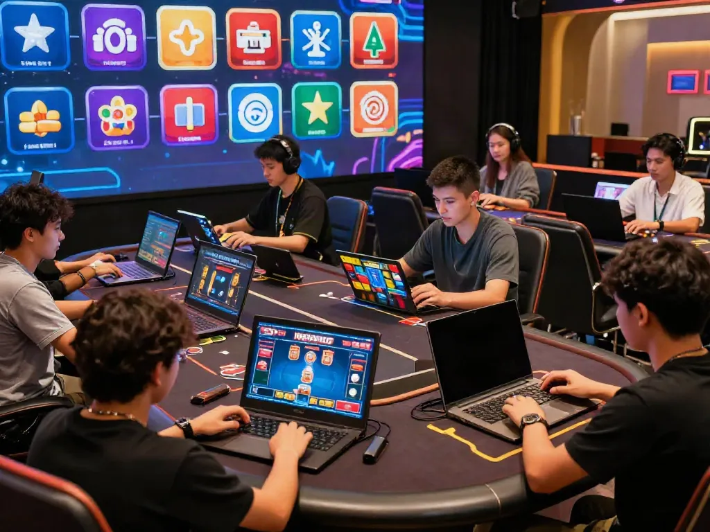 Players engaging with games at https://nbet.group/ showcasing the excitement of online gaming.