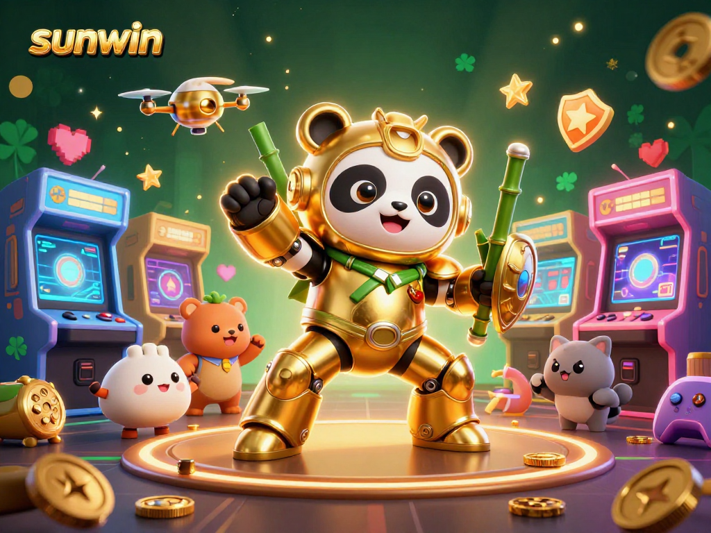 Engage in thrilling gameplay with sunwin's dynamic 3D casino illustrations showcasing excitement and entertainment.