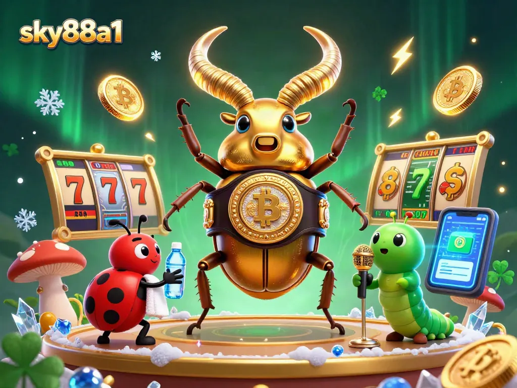 Engage with thrilling slots at sky88a1 featuring dynamic 3D characters and vibrant casino elements.