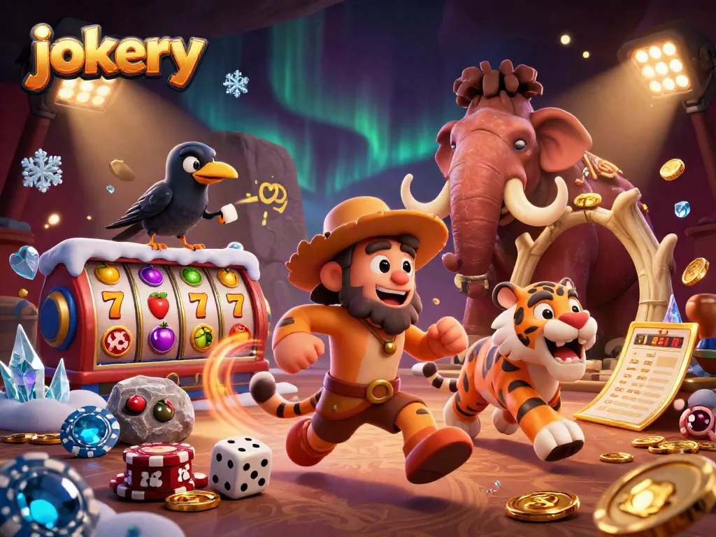 Experience the thrilling world of jokery as playful characters dive into dynamic casino activities.