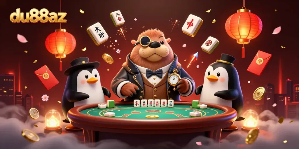 Engage in thrilling underwater poker with du88az's jolly walrus and cartoon characters.